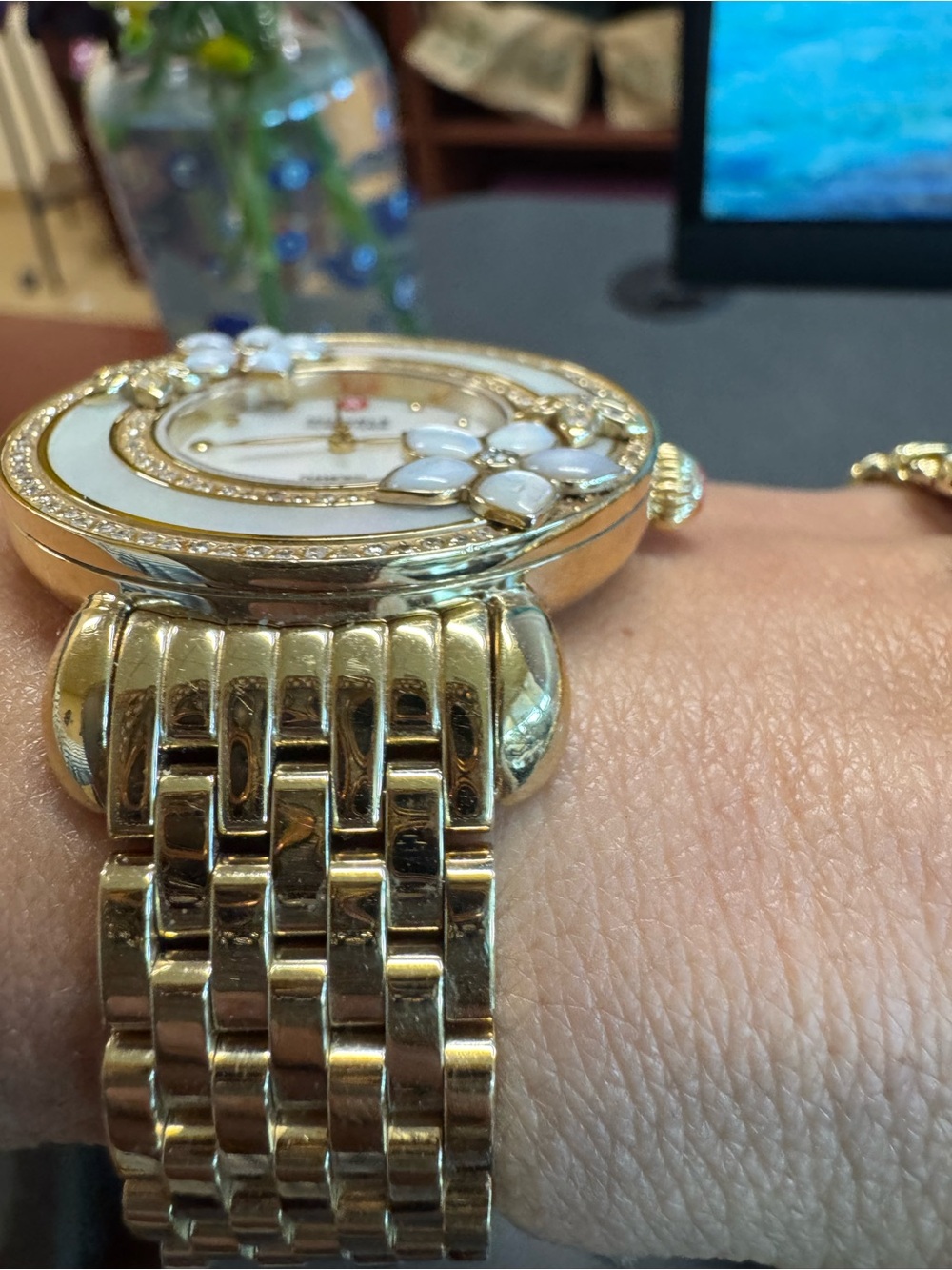 Michele Cloette Fleur Diamond Watch Limited Edition #0004/1000 – Box Extra Links - Picture 8 of 14